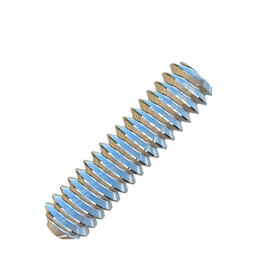 Titanium #10-24 X 3/4 inch UNC Allied Titanium Set Screw, Socket Drive with Flat Point and 3A Threads