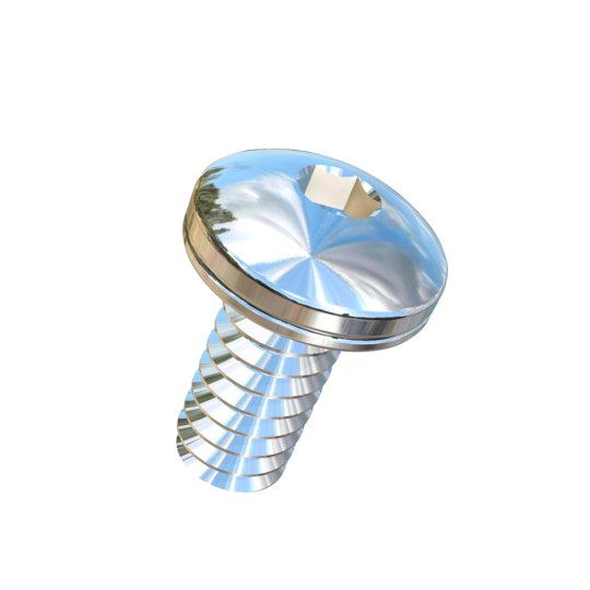 Titanium #4-40 X 1/4 UNC Pan Head, Socket Drive Allied Titanium Machine Screw with 3A Threads