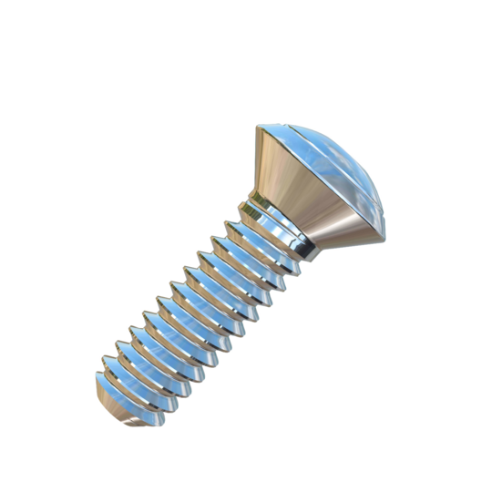 Titanium #4-40 X 3/8 UNC Oval Head Socket Drive Allied Titanium Machine Screw with 3A Threads