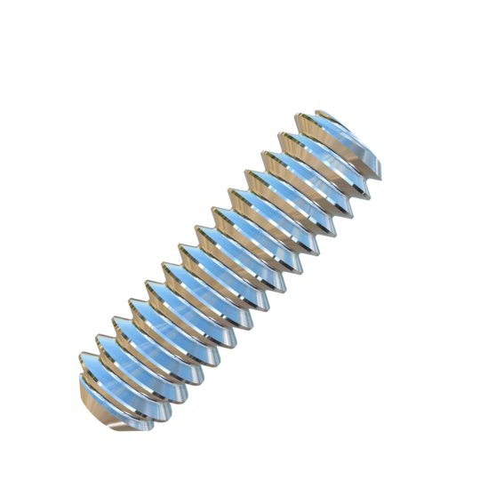 Titanium #4-40 X 3/8 inch UNC Allied Titanium Set Screw, Socket Drive with Flat Point