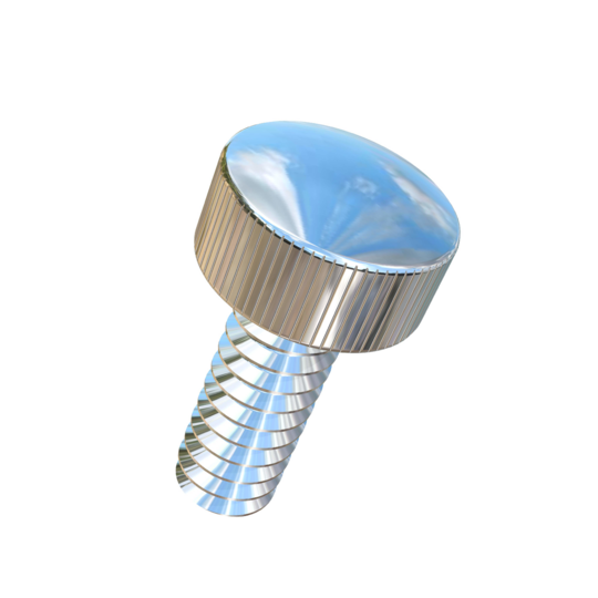 Titanium #6-32 X 3/8 UNC Knurled Allied Titanium Thumb Screw