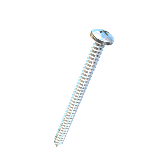 Titanium #8 X 2-1/8 Pan Head, Phillips Drive, Allied Titanium Sheet Metal Screw