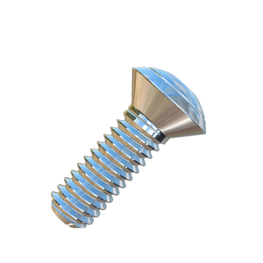 Titanium #8-32 X 1/2 UNC Oval Head Socket Drive Allied Titanium Machine Screw with 3A Threads