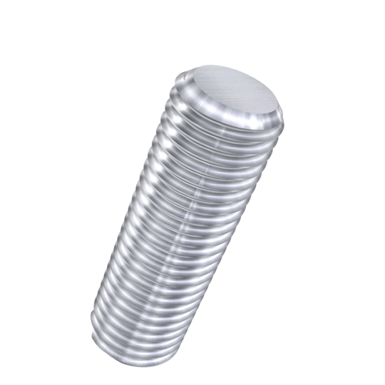 Titanium 1-8 X 12 UNC Allied Titanium Threaded Rod, Machined