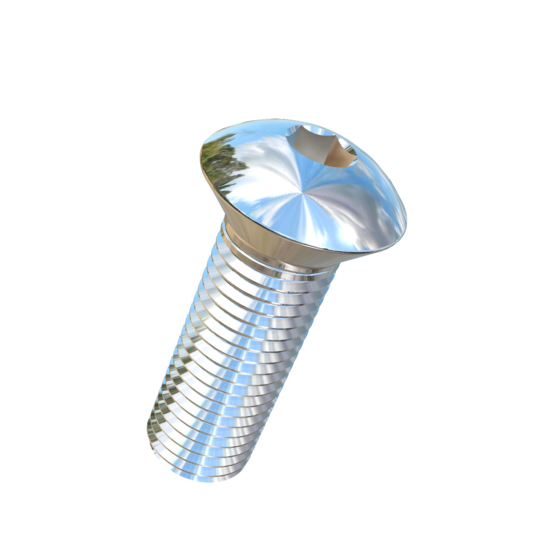 Titanium 1-8 X 3 UNC Oval Head, Socket Drive,  Allied Titanium Machine Screw