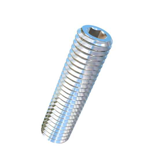 Titanium 1/2-13 X 2 inch UNC Allied Titanium Set Screw, Socket Drive with Flat Point