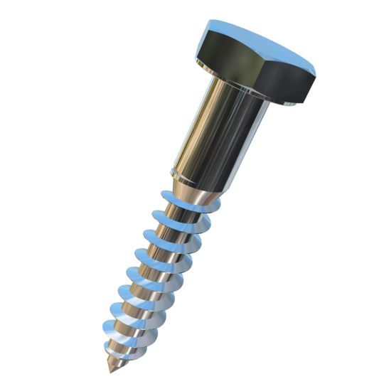 Titanium 1/4 X 1-1/2 Hex Head Allied Titanium Lag Screw