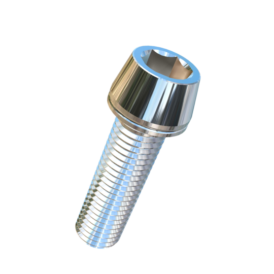 Titanium 3/4-10 X 2-1/2 UNC Allied Titanium Taper Head Socket Drive Machine Screw