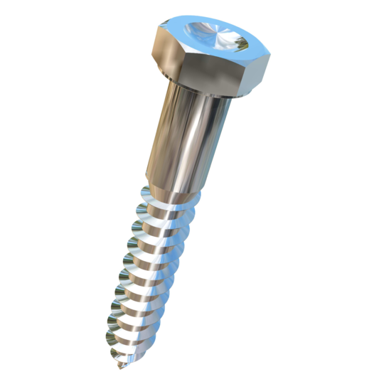 Titanium 3/8 X 2-1/2 Dimpled Hex Head Allied Titanium Lag Screw