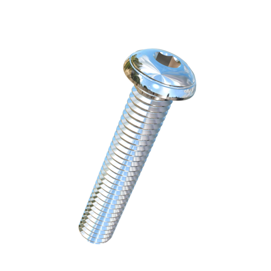 Titanium 3/8-16 X 2 UNC Button Head Socket Drive  Allied Titanium Machine Screw