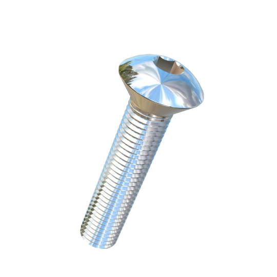 Titanium 5/16-24 X 1-1/2 UNF Oval Head Socket Drive Allied Titanium Machine Screw