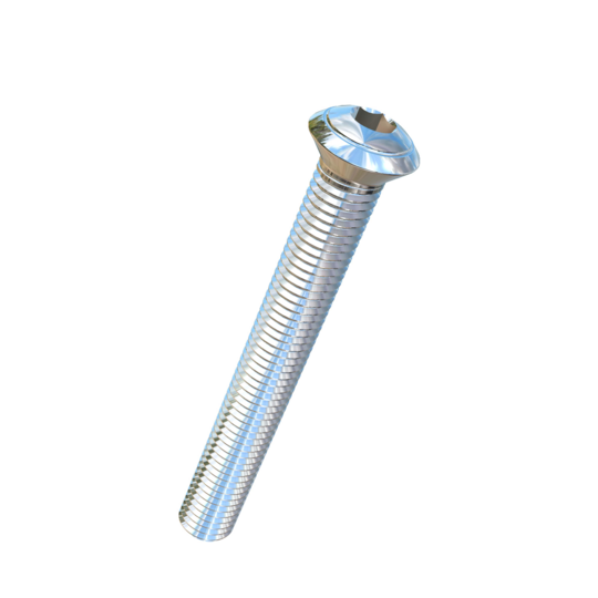 Titanium 5/8-11 X 5 UNC Oval Head, Socket Drive,  Allied Titanium Machine Screw