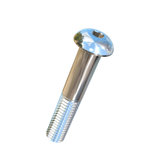 Titanium 7/16-14 X 2-1/2 UNC Button Head Socket Drive Allied Titanium Cap Screw