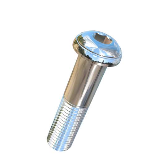 Titanium 7/8-9 X 3-3/4 UNC Button Head Socket Drive Allied Titanium Cap Screw