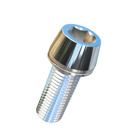 Titanium M10-1.25 Pitch X 25mm Allied Titanium Taper Head Socket Drive Machine Screw