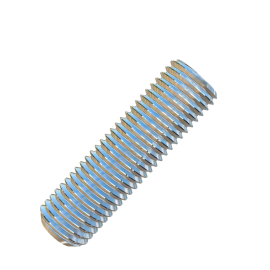 Titanium M10-1.25 Pitch X 35mm Allied Titanium Set Screw, Socket Drive with Flat Point