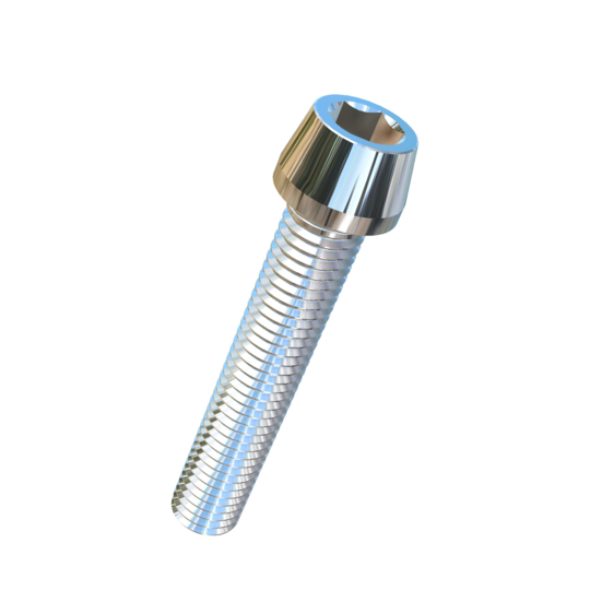 Titanium M10-1.5 Pitch X 55mm Allied Titanium Taper Head Socket Drive Machine Screw