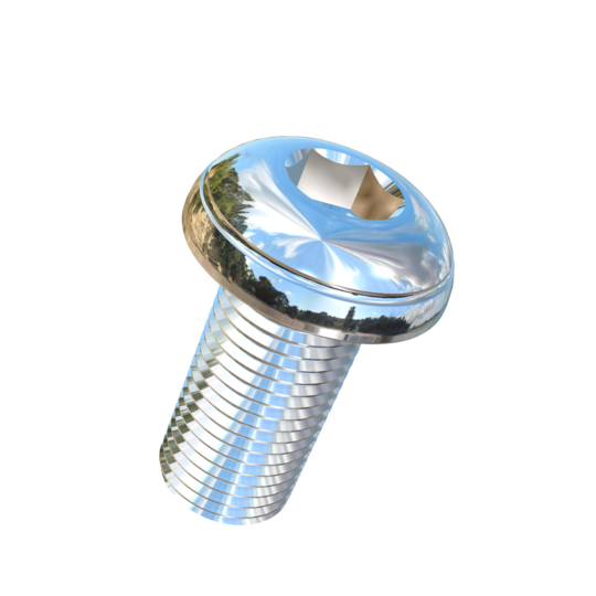 Titanium M12-1.25 Pitch X 25mm Button Head Socket Drive Allied Titanium Machine Screw