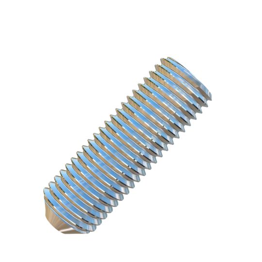 Titanium M2-0.25 Pitch X 6mm Allied Titanium Set Screw, Socket Drive with Flat Point