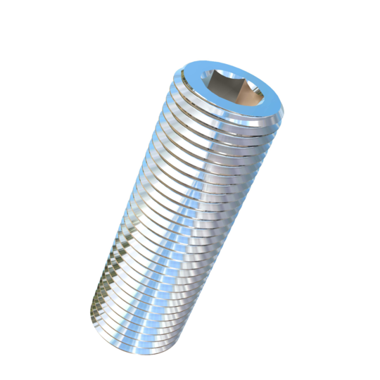 Titanium M20-2 Pitch X 60mm Allied Titanium Set Screw, Socket Drive with Flat Point