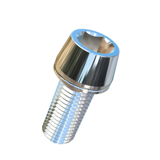 Titanium M20-2.5 Pitch X 45mm Allied Titanium Taper Head Socket Drive Machine Screw