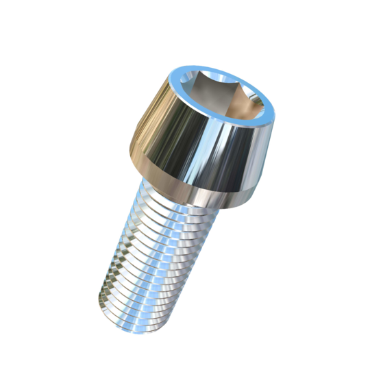 Titanium M20-2.5 Pitch X 50mm Allied Titanium Taper Head Socket Drive Machine Screw