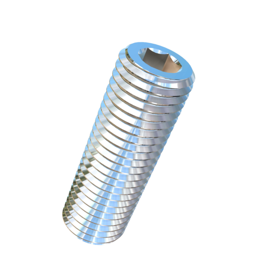 Titanium M20-2.5 Pitch X 60mm Allied Titanium Set Screw, Socket Drive with Cup Point