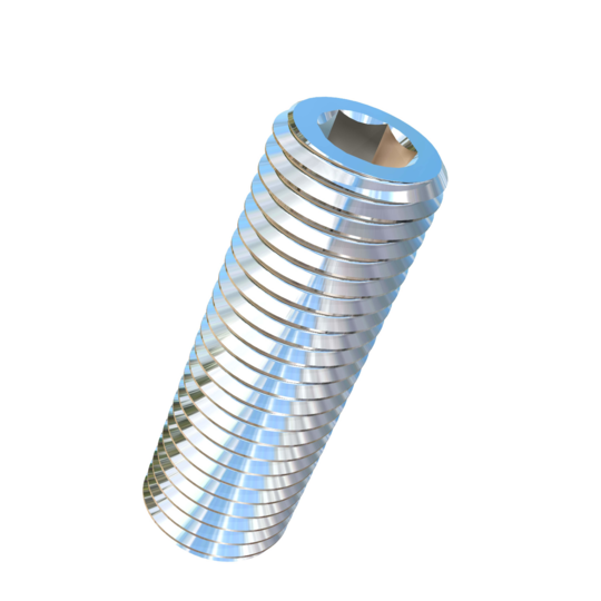 Titanium M20-2.5 Pitch X 60mm Allied Titanium Set Screw, Socket Drive with Cup Point