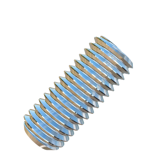 Titanium M5-0.75 Pitch X 12mm Allied Titanium Set Screw, Socket Drive with Flat Point