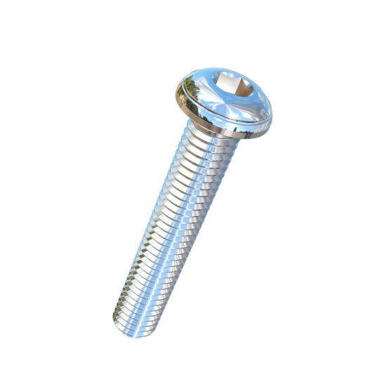 Titanium M6-1 Pitch X 35mm Button Head Socket Drive Allied Titanium Machine Screw