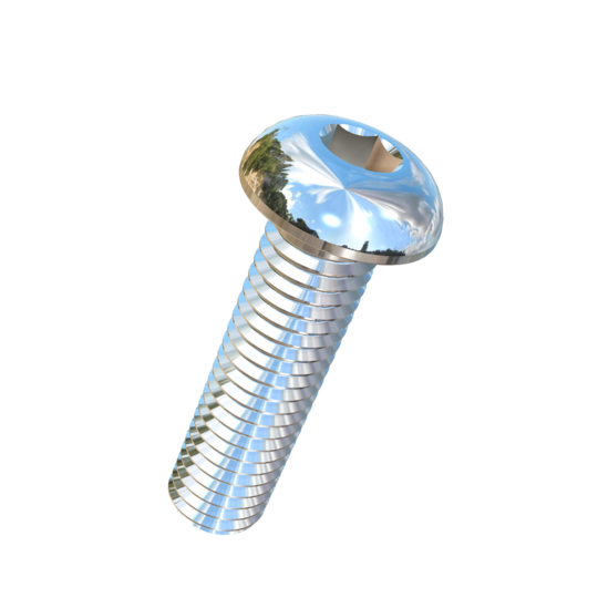 Titanium M8-1.25 Pitch X 30mm Button Head Socket Drive Allied Titanium Machine Screw