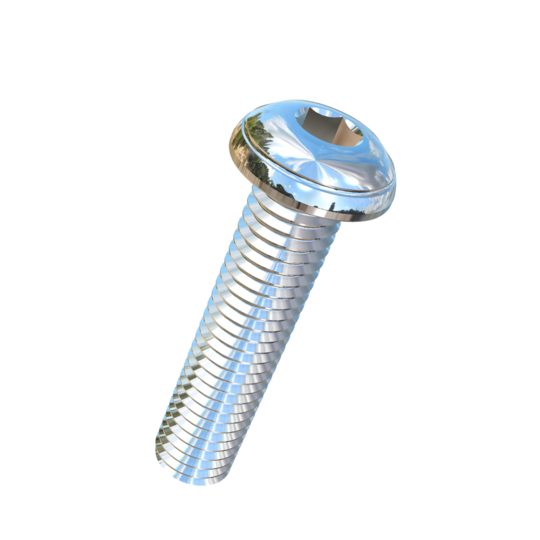 Titanium M8-1.25 Pitch X 35mm Button Head Socket Drive Allied Titanium Machine Screw